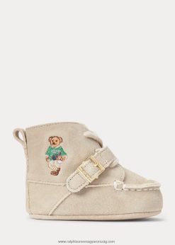 ranger magas szárú velúr pólómaci csizma 2680488348 baba Ralph Lauren tan multi