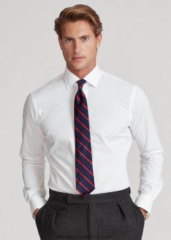 regent egyedi szabású poplin ing 268048819 férfiak Ralph Lauren fehér