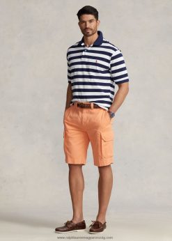 relaxed fit slub twill cargo short 2680481525 férfiak Ralph Lauren világos narancs