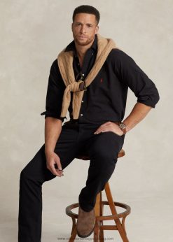 ruhafestett oxford ing 2680481511 férfiak Ralph Lauren fekete