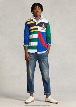 salinger egyenes szabású szorongatott farmer 268048118 férfiak Ralph Lauren crestridge