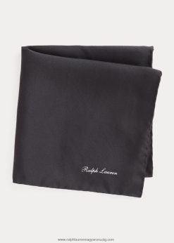 selyem zseb négyzet 2680482660 férfiak Ralph Lauren fekete