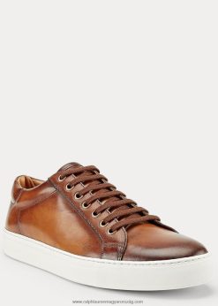 severn csiszolt borjúbőr tornacipő 2680482144 férfiak Ralph Lauren