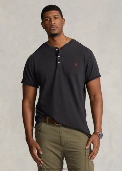 slub jersey henley ing 2680481352 férfiak Ralph Lauren fekete