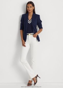 sokemeletes csizmafarmer 2680484059 nők Ralph Lauren fehér mosás