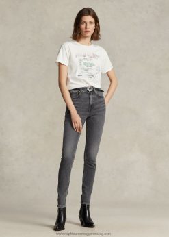 sokemeletes skinny crop farmer 2680483230 nők Ralph Lauren csipkés mosás