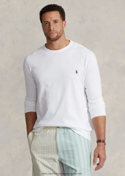 spa frottír pulóver 2680481320 férfiak Ralph Lauren fehér