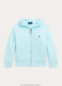 spa frottír teljes cipzáras kapucnis pulcsi 2680485825 gyerekek Ralph Lauren sziget aqua