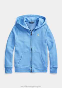 spa frottír teljes cipzáras kapucnis pulcsi 2680487545 gyerekek Ralph Lauren kikötő sziget kék
