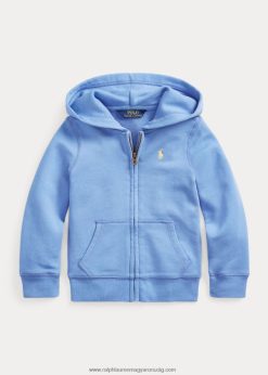 spa frottír teljes cipzáras kapucnis pulcsi 2680489996 gyerekek Ralph Lauren kikötő sziget kék