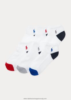 sportzokni 6 db 2680486324 gyerekek Ralph Lauren fehér