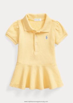 stretch hálós peplum pólóing 2680488283 baba Ralph Lauren kukorica sárga