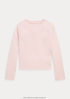 stretch jersey hosszú ujjú póló 2680487452 gyerekek Ralph Lauren akác rózsaszín