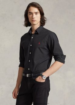 stretch poplin ing-mindenhez passzol 268048369 férfiak Ralph Lauren fekete