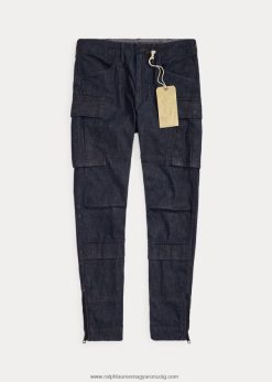 stretch vékony farmer cargo nadrág 2680483661 nők Ralph Lauren indigó