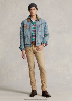 sullivan slim stretch farmer 268048467 férfiak Ralph Lauren khaki domb