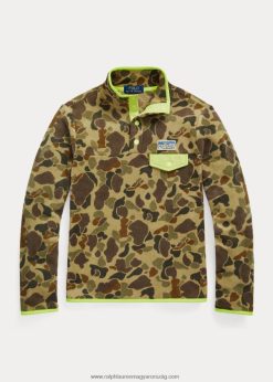 szálcsiszolt gyapjú pulóver 2680486691 gyerekek Ralph Lauren béka camo