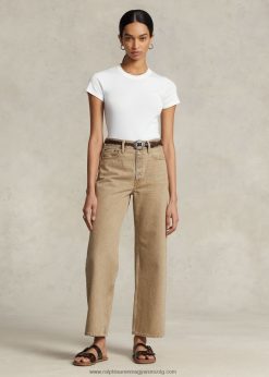 széles szárú vágott farmer 2680483168 nők Ralph Lauren solimar mosás