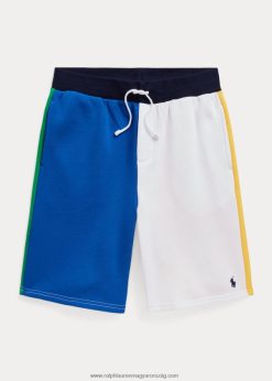 színes blokkolt logós polár rövid 2680486161 gyerekek Ralph Lauren fehér multi