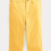 sztreccs pamut chino nadrág 2680487969 baba Ralph Lauren strand sárga