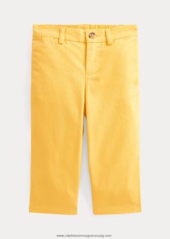 sztreccs pamut chino nadrág 2680487969 baba Ralph Lauren strand sárga