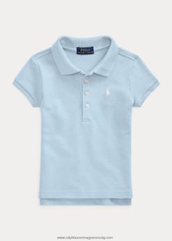 sztreccs pamuthálós pólóing 2680486787 gyerekek Ralph Lauren irodai kék