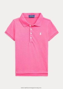 sztreccs pamuthálós pólóing 2680486790 gyerekek Ralph Lauren sivatagi rózsaszín