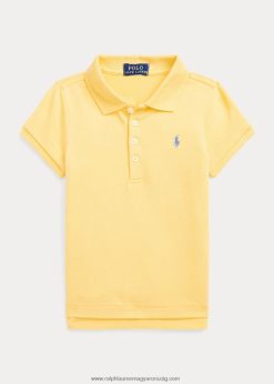 sztreccs pamuthálós pólóing 2680486791 gyerekek Ralph Lauren kukorica sárga