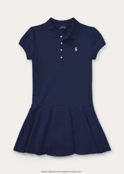 sztreccs pamuthálós pólóruha 2680487032 gyerekek Ralph Lauren kifinomult haditengerészet