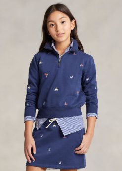 tengeri gyapjú pulóver 2680487487 gyerekek Ralph Lauren rusztikus haditengerészet