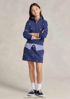 tengeri gyapjú szoknya 2680487486 gyerekek Ralph Lauren rusztikus haditengerészet