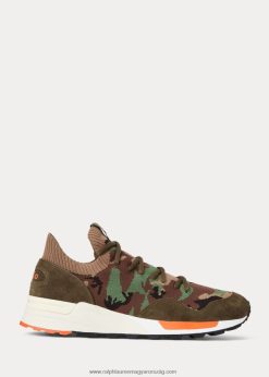 trackster 200ii kötött tornacipő 2680481962 férfiak Ralph Lauren camo