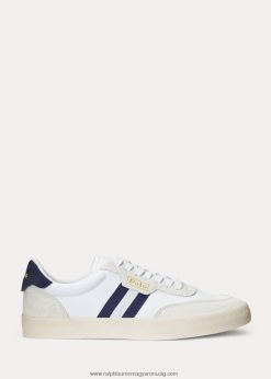 udvari velúr és oxford uniszex tornacipő 2680481978 egynemű Ralph Lauren fehér/newporti haditengerészet