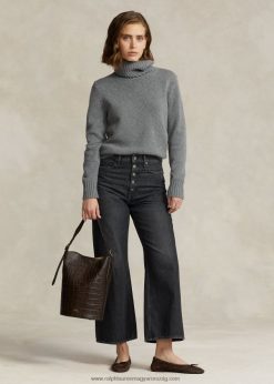 vágott széles szárú farmer 2680482890 nők Ralph Lauren angelou mosás