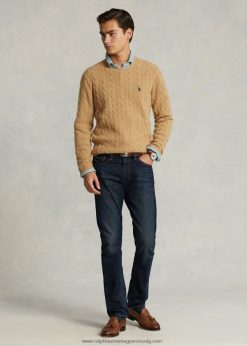 varik vékony egyenes farmer 268048446 férfiak Ralph Lauren könnyű súlyú morris