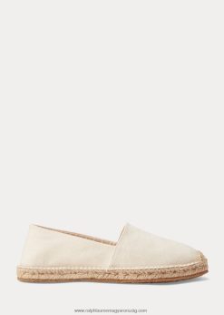 vászon espadrill 2680482128 férfiak Ralph Lauren greige