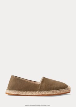 vászon espadrill 2680482129 férfiak Ralph Lauren olajbogyó szürkés