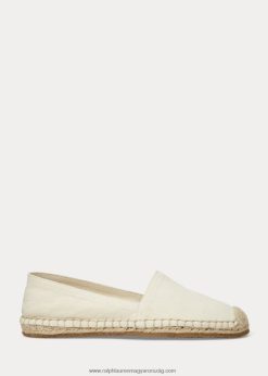 vászon espadrill 2680484985 nők Ralph Lauren greige