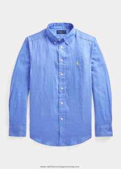 vászon ing 2680485638 gyerekek Ralph Lauren kikötő sziget kék