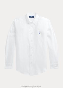 vászon ing 2680485640 gyerekek Ralph Lauren fehér