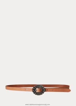 vékony borjúbőr öv 2680485464 nők Ralph Lauren természetes