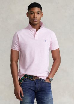 vékony szabású hálós póló 2680488355 férfiak Ralph Lauren rózsaszín hanga
