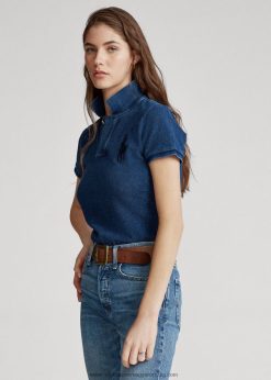 vékony szabású nagy pónipóló 2680484764 nők Ralph Lauren sötét indigó