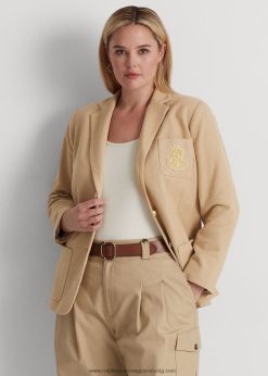 veretlen jacquard blézer 2680484514 nők Ralph Lauren nyírfa cser