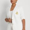 veretlen jacquard blézer 2680484515 nők Ralph Lauren fehér
