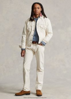 vintage klasszikus fazonú vászonnadrág 268048111 férfiak Ralph Lauren travato