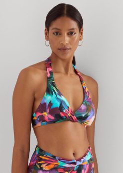virágos csavaros elülső kötőfékű bikinifelső 2680489433 nők Ralph Lauren több