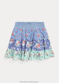 virágos lépcsőzetes pamutszoknya 2680486840 gyerekek Ralph Lauren virágos