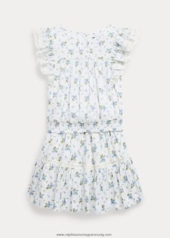 virágos pamut batiszt felső és szoknya szett 2680486819 gyerekek Ralph Lauren etta virágos