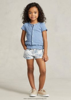 virágos pamut farmer rövid 2680486711 gyerekek Ralph Lauren virágos